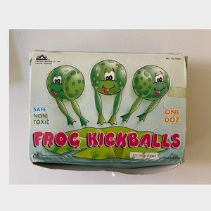 FROG KICKBALLS - KICK, TOSS, JUGGLE - INDOOR or OUTDOOR/ GARDEN PLAY PARTY FAVOR